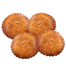 Roomboter gevulde koek